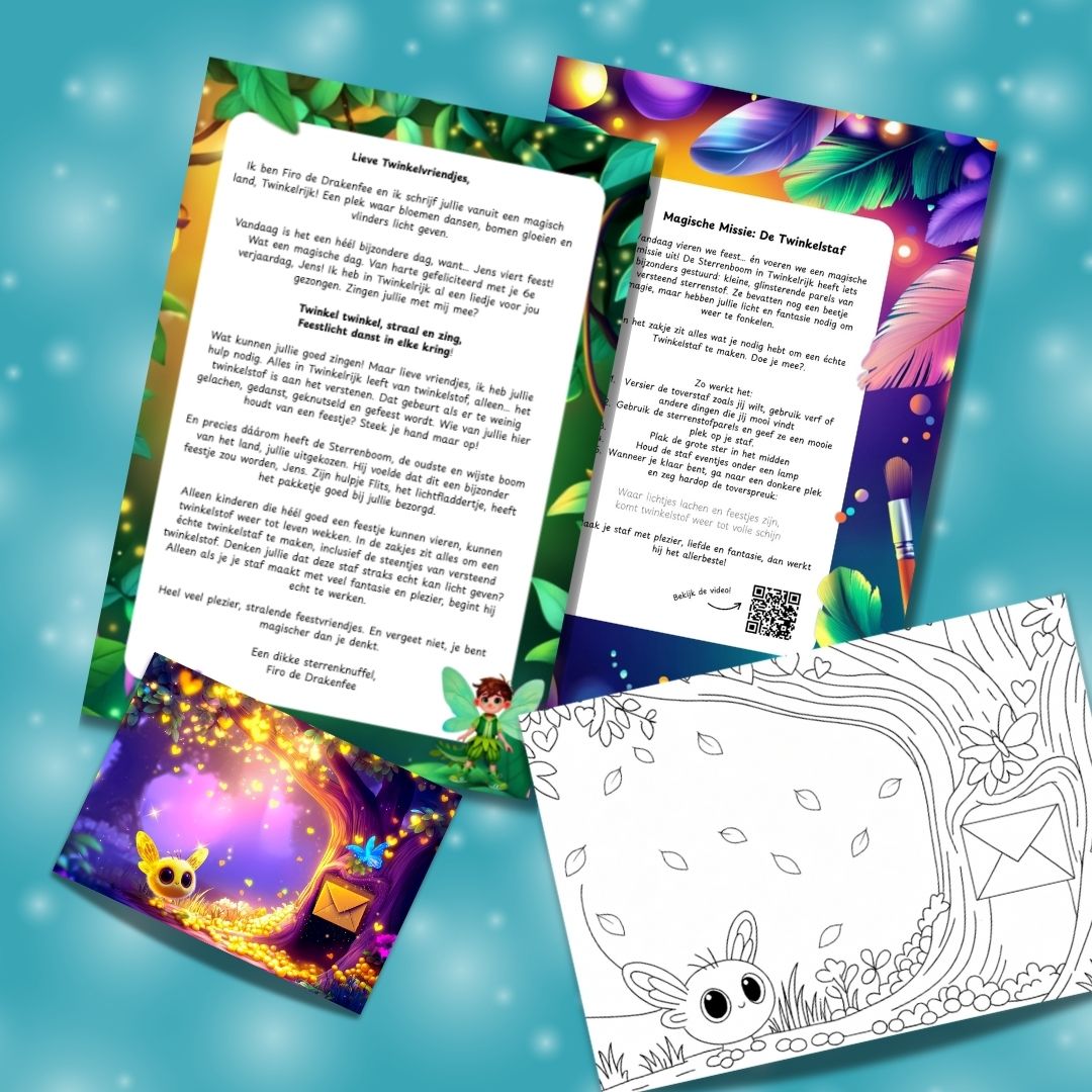 Toverstaf – Knutselpakket Kinderfeestje