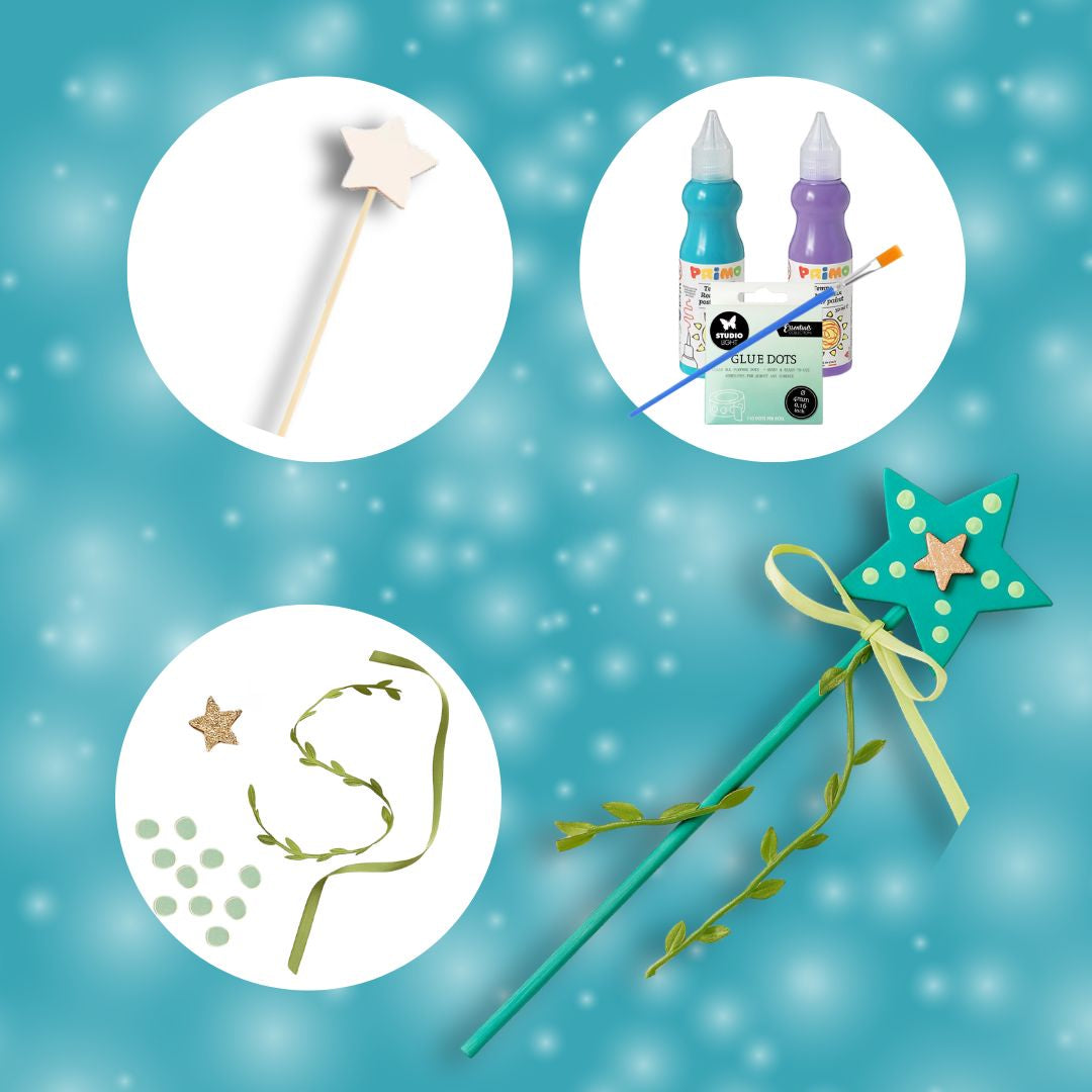 Toverstaf – Knutselpakket Kinderfeestje